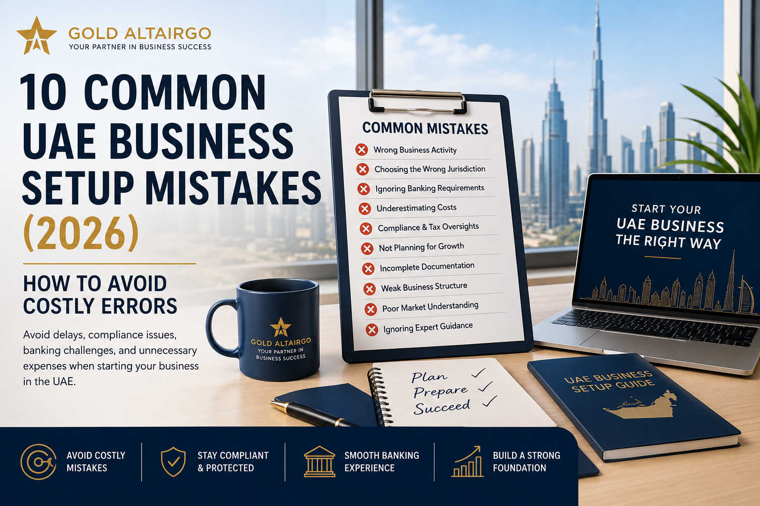 10 Common UAE Business Setup Mistakes (2026): How to Avoid Costly Errors
